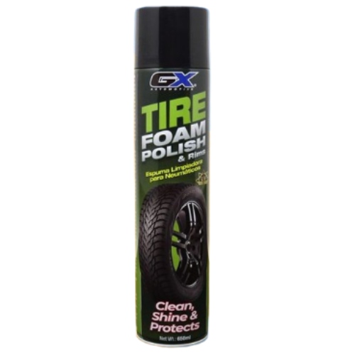Abrillantador Para Llantas (650ml) GX Espuma Limpiadora - Repuestos y Lubricantes Vicent's