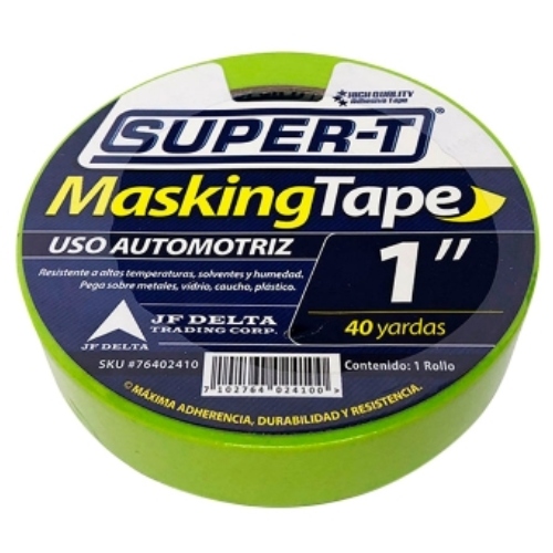 Cinta Masking Tape 3/4" (40 yardas) Uso Automotriz Super-T - Repuestos y Lubricantes Vicent's