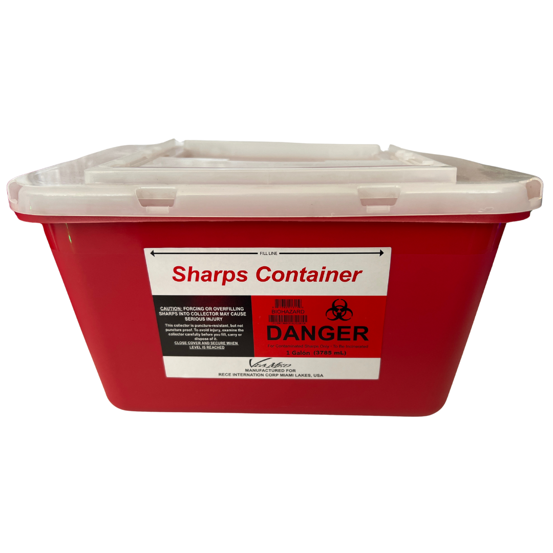 DESCARTADOR DE CORTOPUNZANTES DE 1 GALON  - Proveedora De Salud Total, Sociedad Anonima