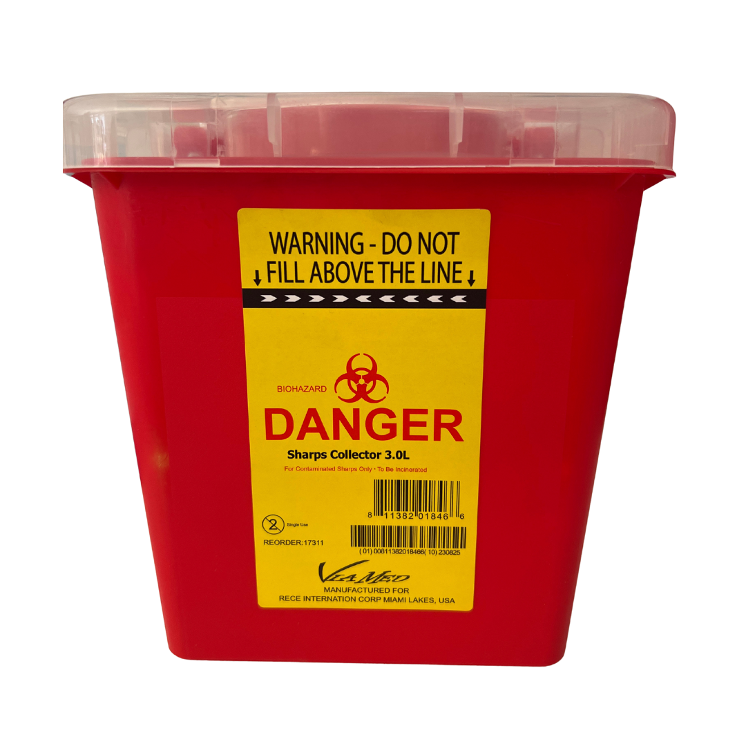 DESCARTADOR DE CORTOPUNZANTES DE 3 LTS - Proveedora De Salud Total, Sociedad Anonima