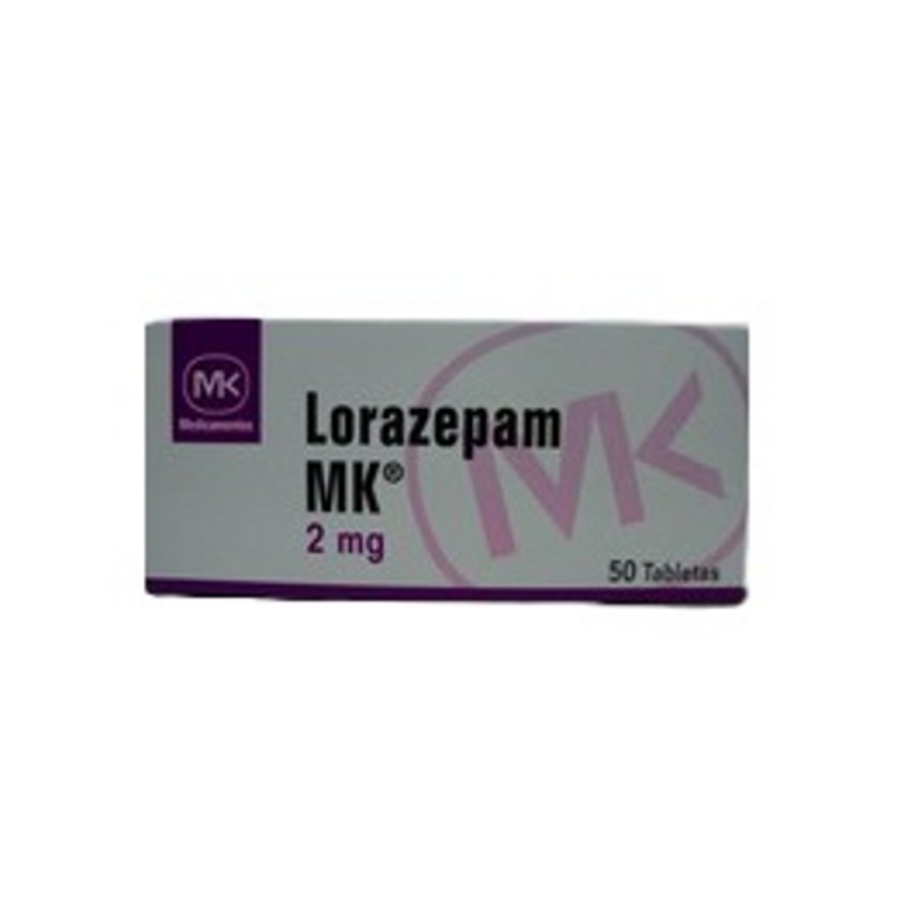 LORAZEPAM MK 2MG * TABLETAS - FARMACIA NUEVO MILENIO