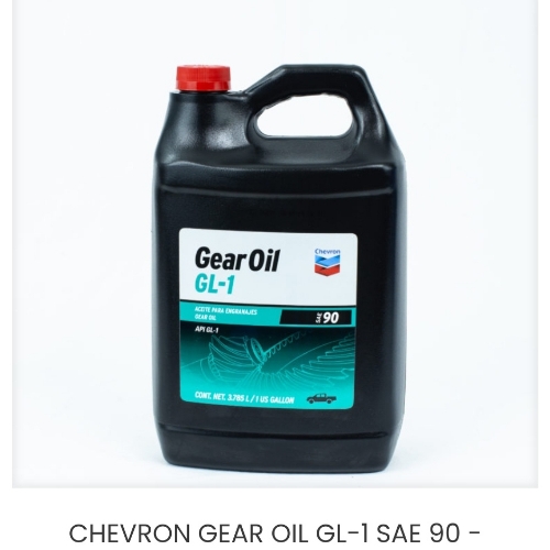 Galon Chevron DELO GEAR OIL GL-1 SAE-90 - Repuestos y Lubricantes Vicent's