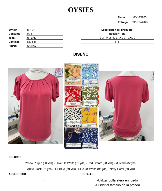 IB104 Segunda - Oysies