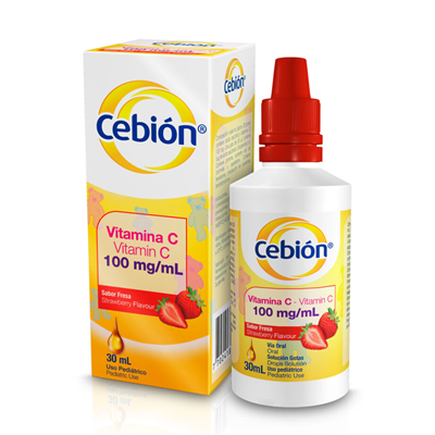 Cebion (Vitamina C 100mg/mL) *gotas pediatricas - FARMACIA NUEVO MILENIO