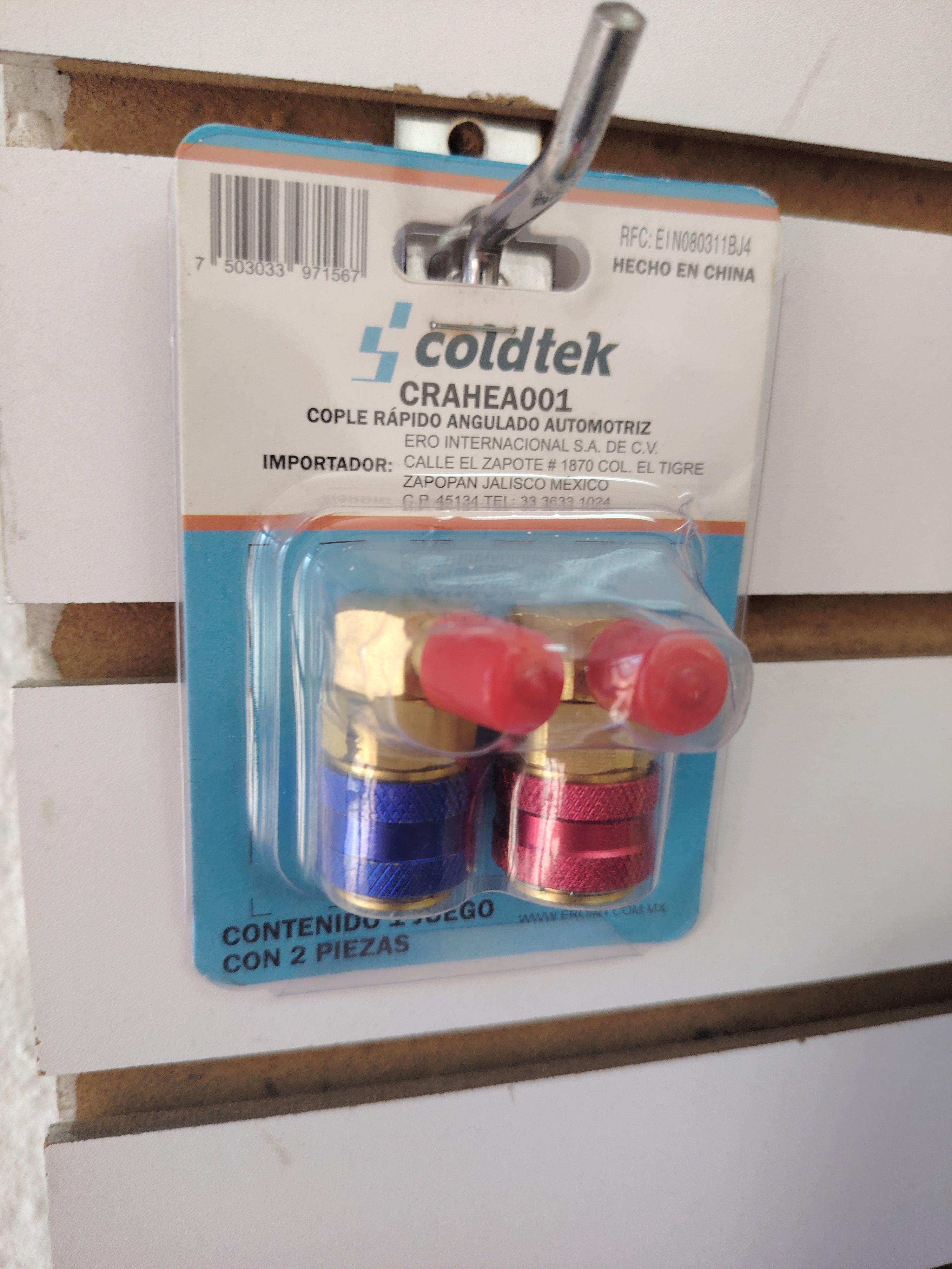 Acople rápido automotriz 134a  - Guate Frío