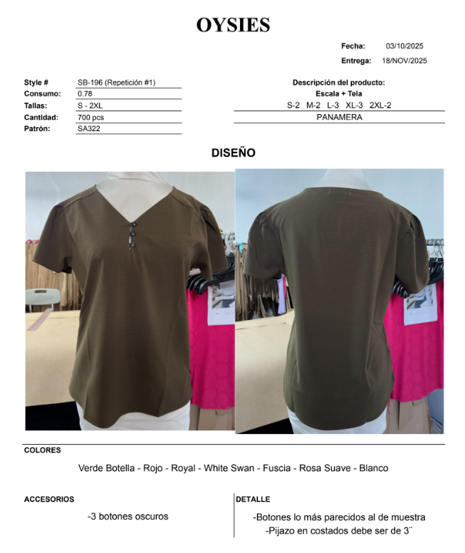 SB196 Segunda - Oysies