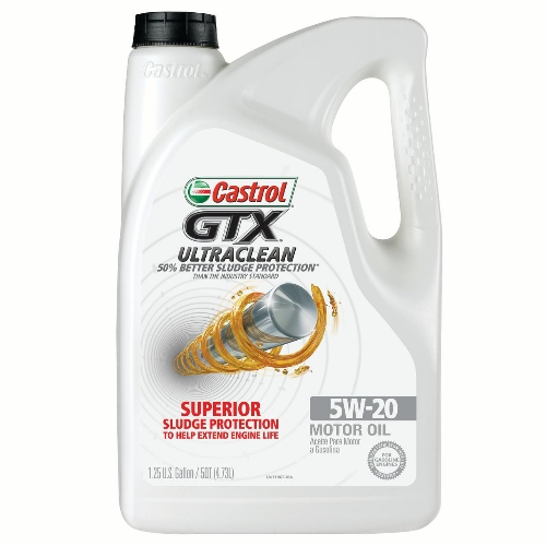 Garrafa Castrol GTX 5W-20 ULTRACLEAN - Repuestos y Lubricantes Vicent's