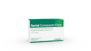 SERTAL COMPUESTO (Clonixinato de Lisina 100 mg / 2 Propinox Clorhidrato 15 ml /2 ml) SOLUCION INYECTABLE * PAR 2 DOSIS - FARMACIA NUEVO MILENIO