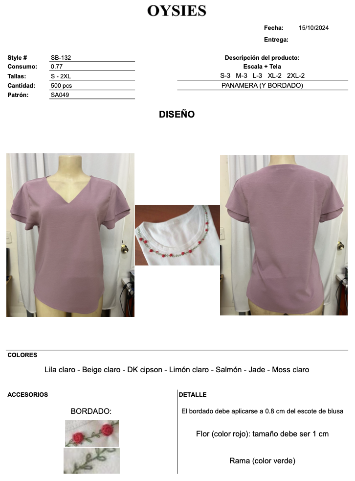 SB132 Oferta - Oysies