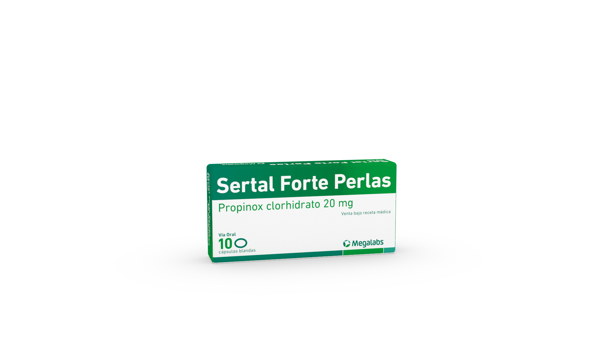 Sertal Forte Perlas (Propinox Clorhidrato 20 mg) caja # 10 capsulas blandas - FARMACIA NUEVO MILENIO