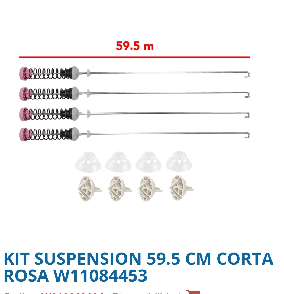 Suspenciones whirpool 59cm (O)  - Guate Frío