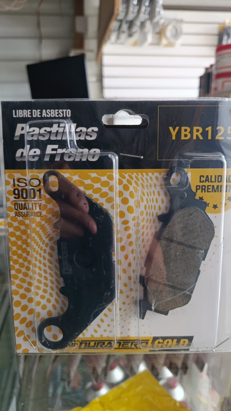 PASTILLAS DURADERO YBR125 D  - LUBRIREPUESTOS MC