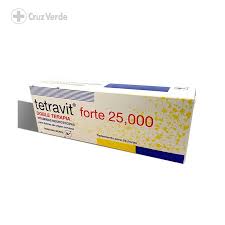 TETRAVITA FORTE 25,000 Vitaminas Neurotropas, para dolores de origen nevioso - FARMACIA NUEVO MILENIO
