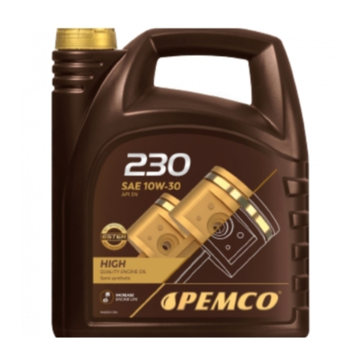 Garrafa PEMCO 10W-30 Synthetic Blend "Filtro Gratis" - Repuestos y Lubricantes Vicent's