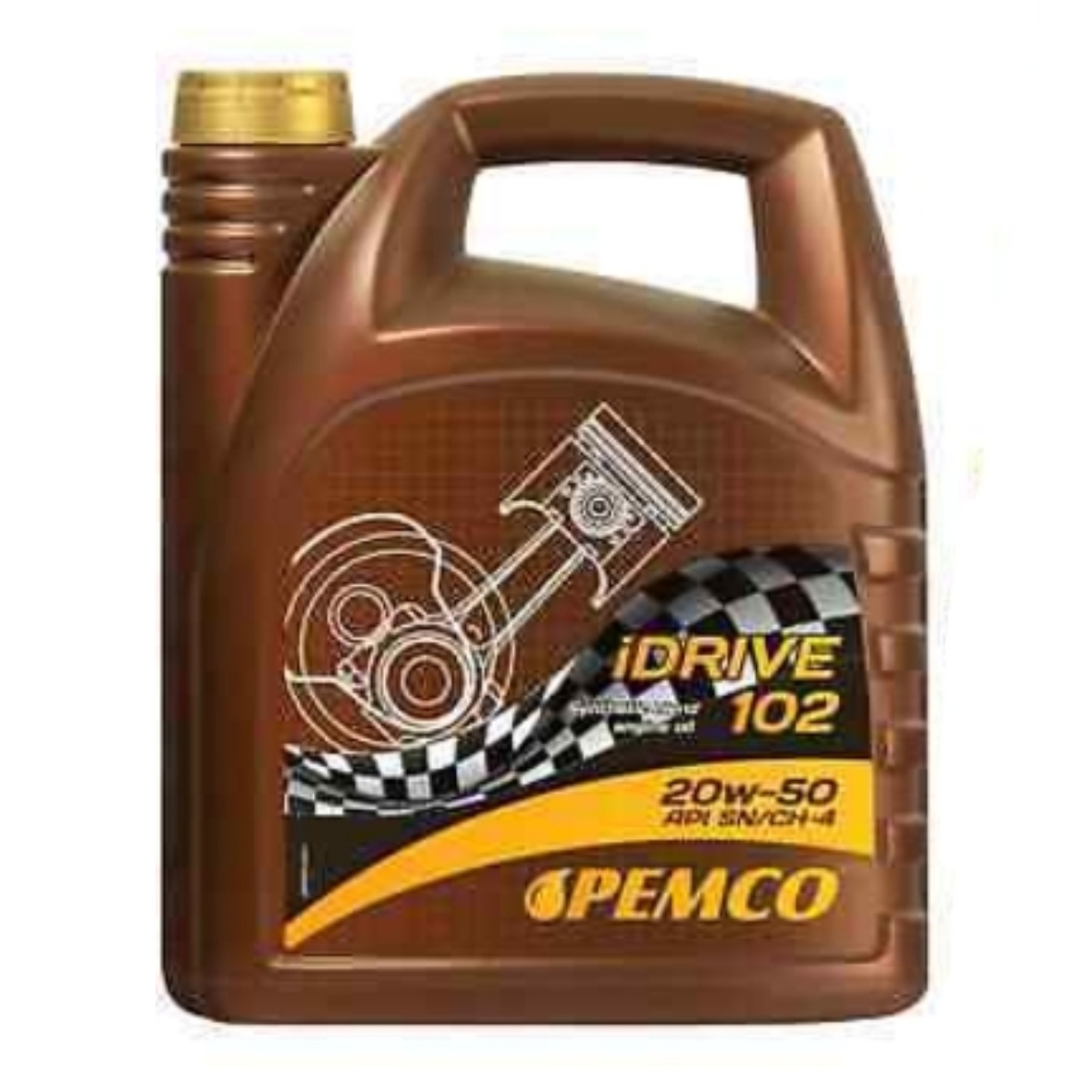 Garrafa PEMCO 20W-50 Synthetic Blend "Filtro Gratis" - Repuestos y Lubricantes Vicent's