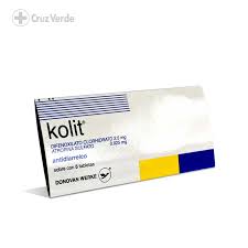 KOLIT (Difenoxilato Clohidrato2.5mg  Atropina Sulfato 0.025mg ) Tabletas - FARMACIA NUEVO MILENIO