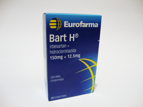 BART H 150 MG 12.5 MG COMPRIMIDOS *30 COMPRIMIDOS - FARMACIA NUEVO MILENIO