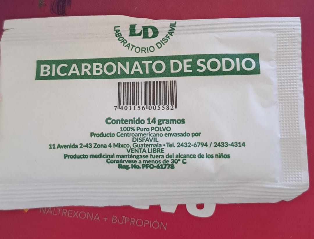 BICARBONATO DE SODIO 14 GRAMOS  - FARMACIA NUEVO MILENIO