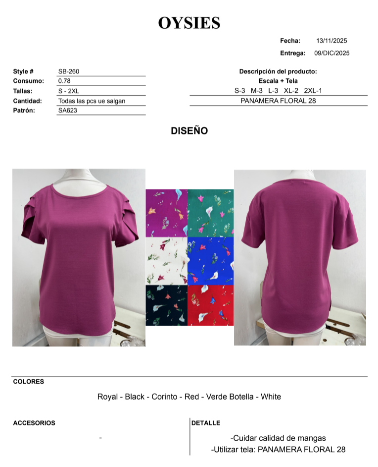 SB260 Segunda - Oysies