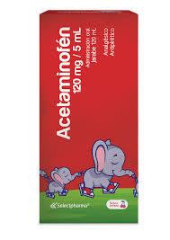 ACETAMINOFEN 120ML JARABE SELECTPHARMA - FARMACIA NUEVO MILENIO