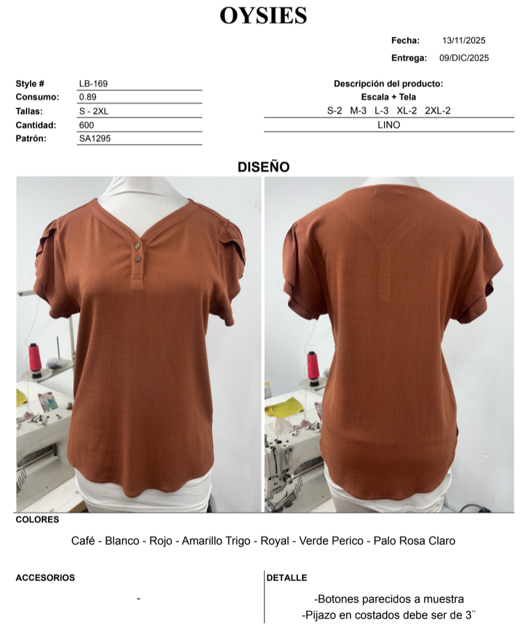 LB169 Segunda - Oysies