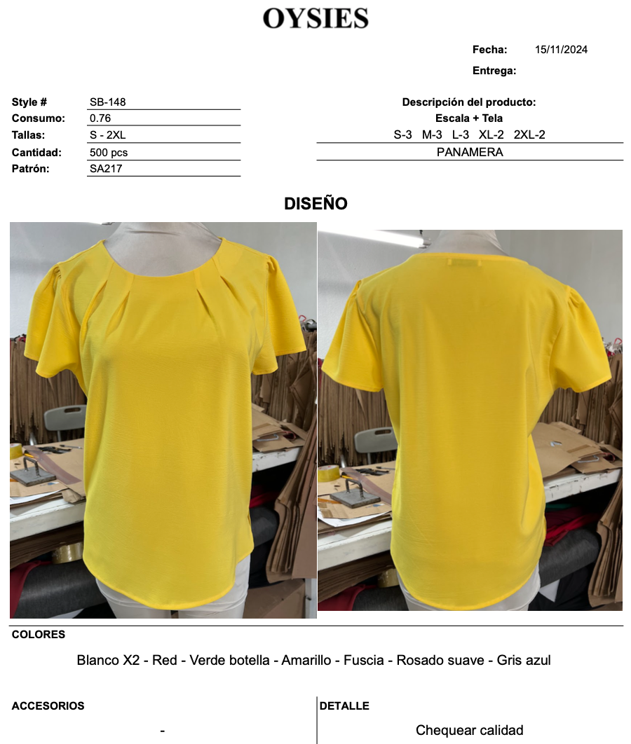 SB148 Oferta - Oysies