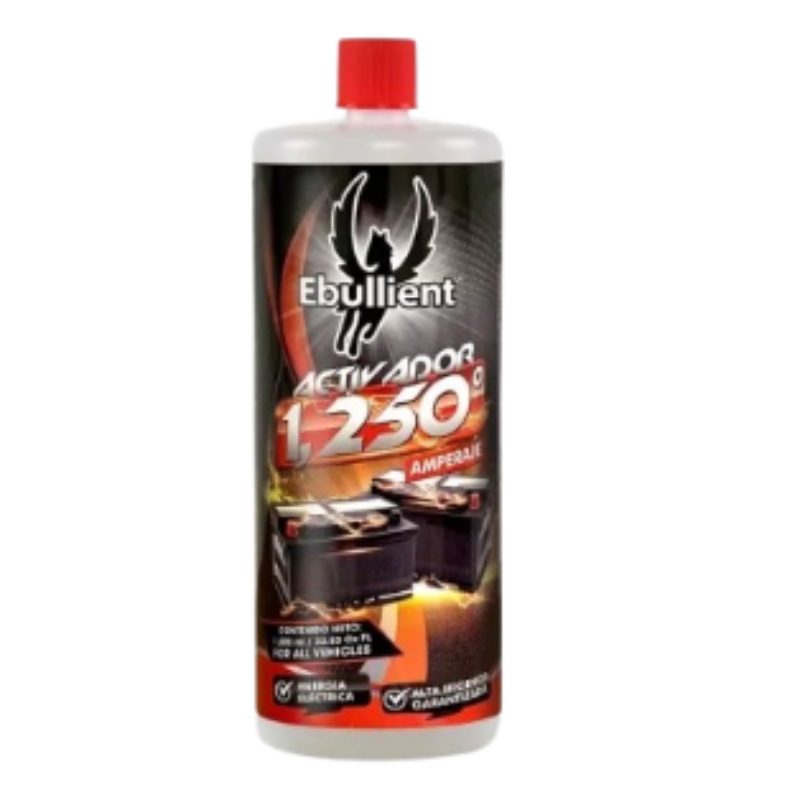 Activador Para Baterias 1250 Ebullient 1000ml - Repuestos y Lubricantes Vicent's