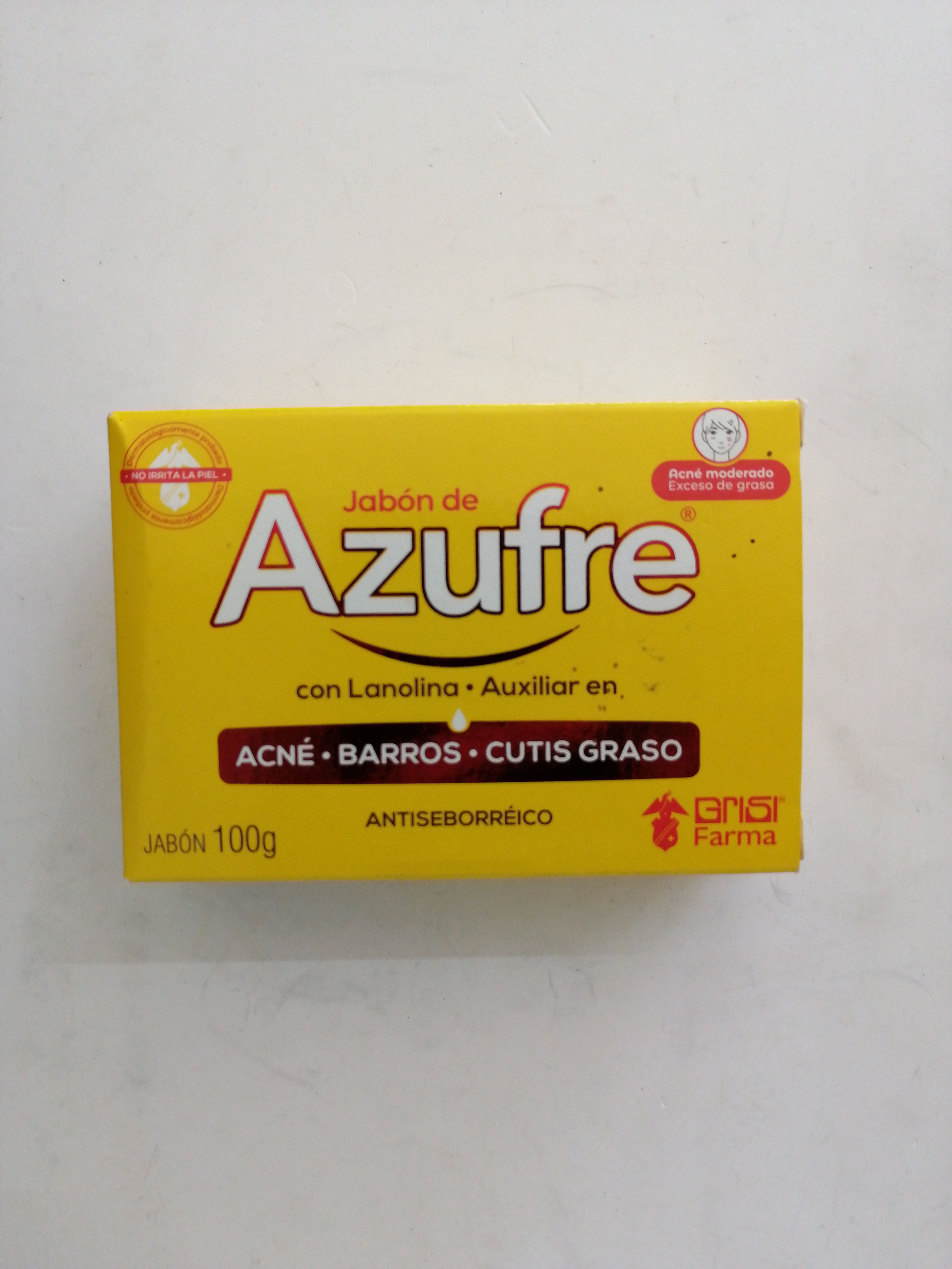 Jabon de Azufre 100g - Vitalis Rx