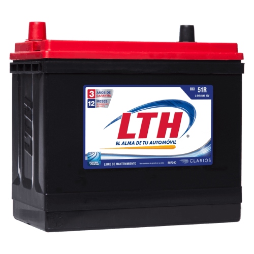Bateria (51R-500A) LTH  - Repuestos y Lubricantes Vicent's