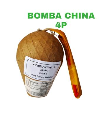 BOMBA CHINA 4 PULGADAS - PIROTECNIA EL KAIMAN