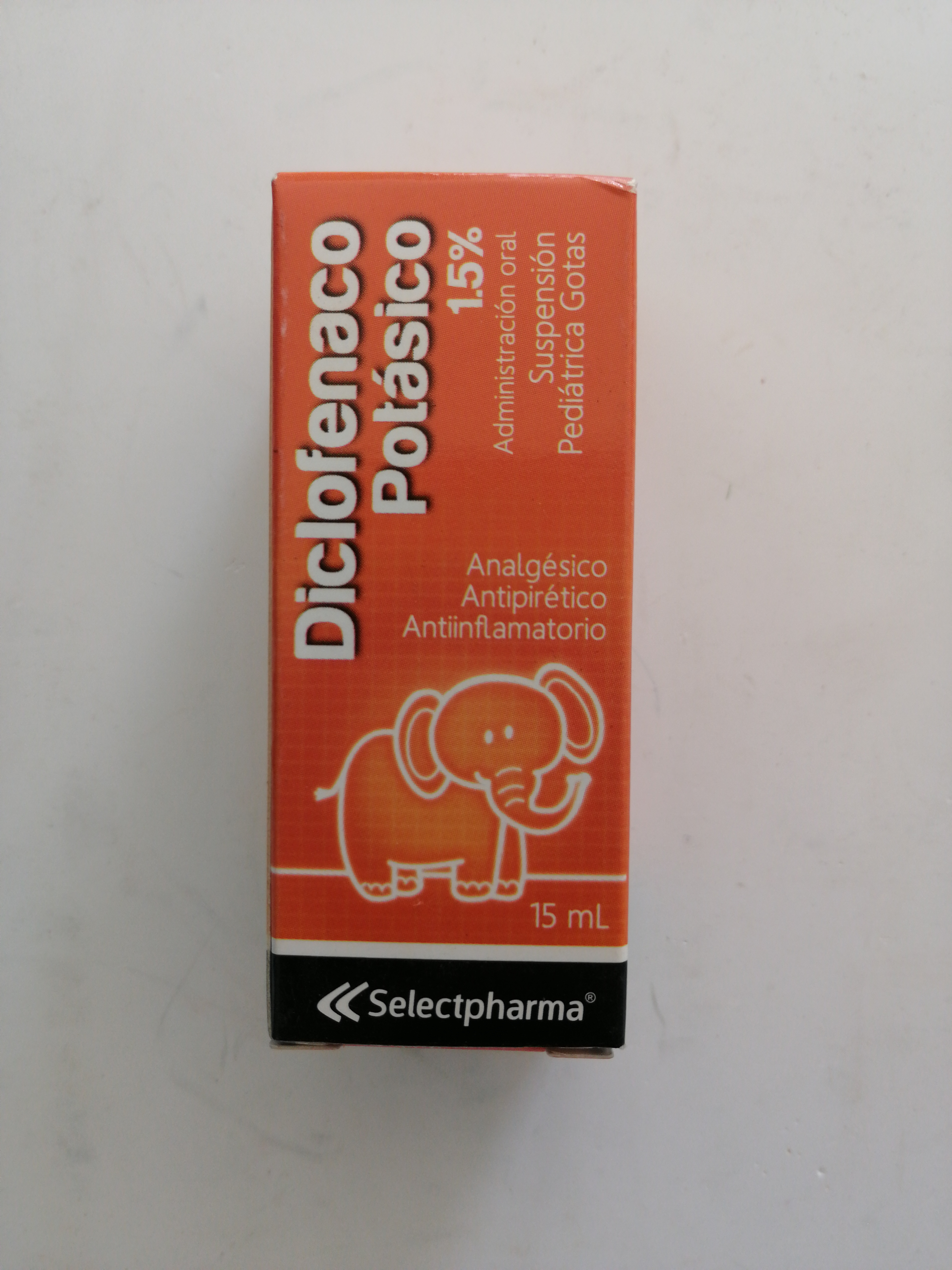 Diclofenaco Potasico 1.5%  Gotas pediatricas S - Vitalis Rx