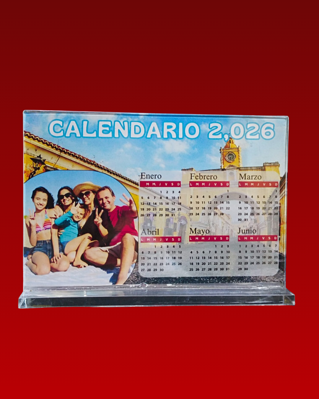 CALENDARIO ACRILICO CON FOTOS - Yuli Variedades Creativas