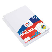HOJA OPALINA TAMAÑO CARTA BLANCO - Distribuidora Escolar Los Riscos
