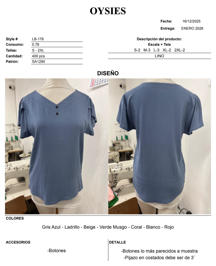 LB176 Oferta - Oysies