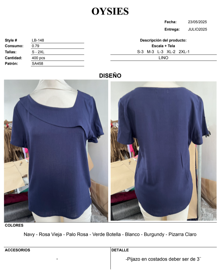 LB148 Oferta - Oysies
