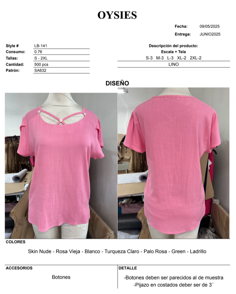 LB141 Oferta - Oysies