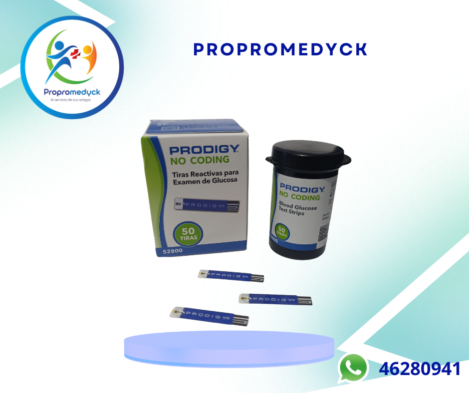 TIRAS REACTIVAS AUTOCODE PRODIGY*50 UNIDADES - PROPROMEDYCK