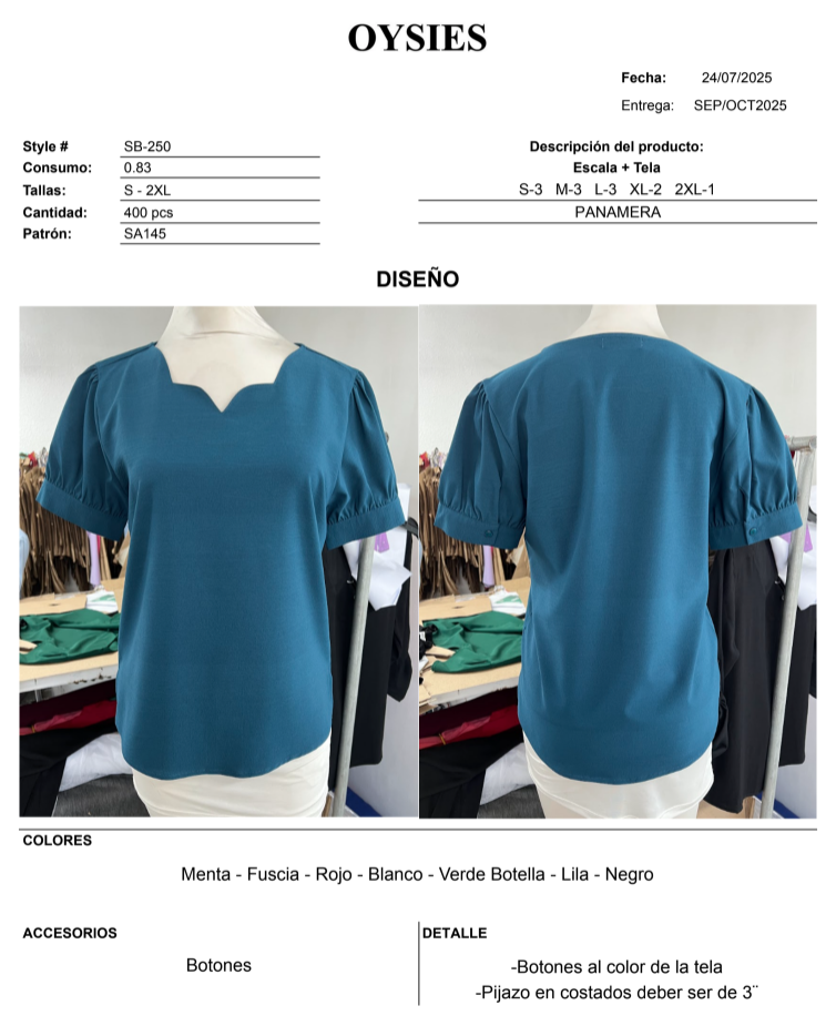 SB250 Oferta - Oysies