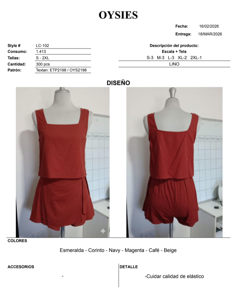 LC102 Segunda - Oysies