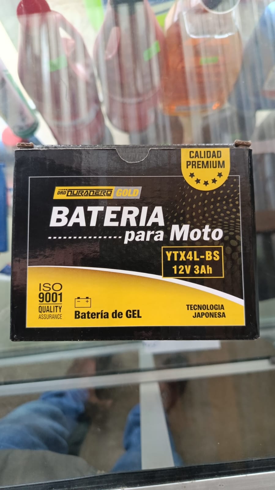 BATERIA DURADERO GOLD GEL YTX4L-BS, NAVI , BROS 125 - LUBRIREPUESTOS MC