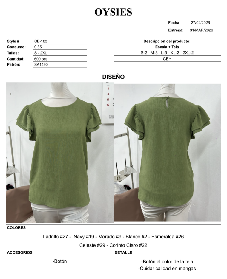 CB103 - Oysies