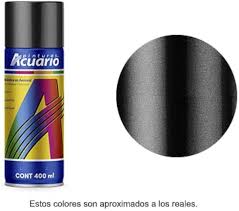 PINTURA EN ESPRAY NEGRO BRILLANTE - ACUARIO - MEGA
