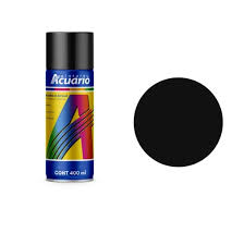 PINTURA EN ESPRAY NEGRO MATE- ACUARIO - MEGA