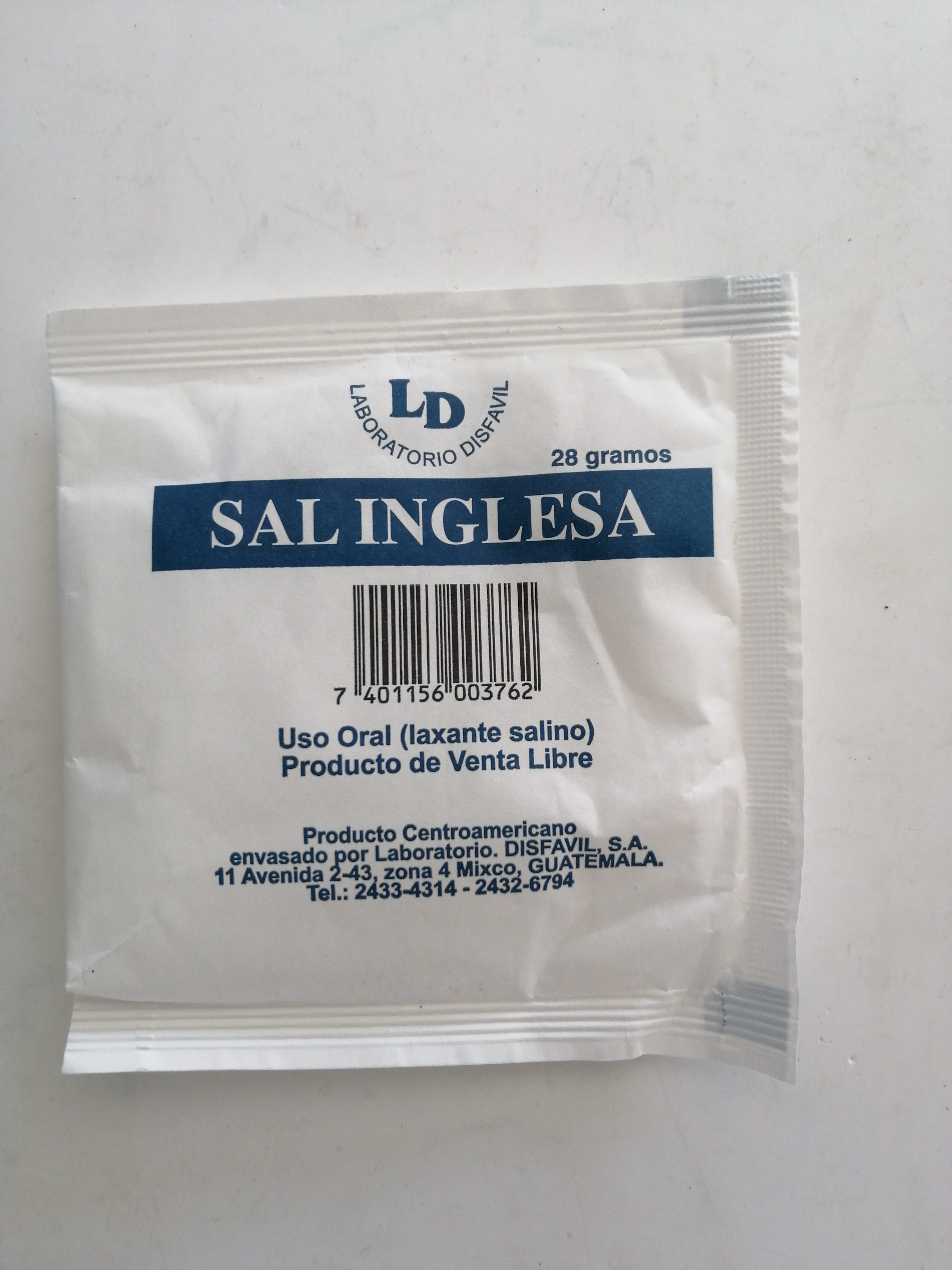 Sal Inglesa (Laxante) - Vitalis Rx