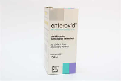 ENTEROVID (NIFUROXAZIDA 220MG) *SOLUCION ORAL  - FARMACIA NUEVO MILENIO