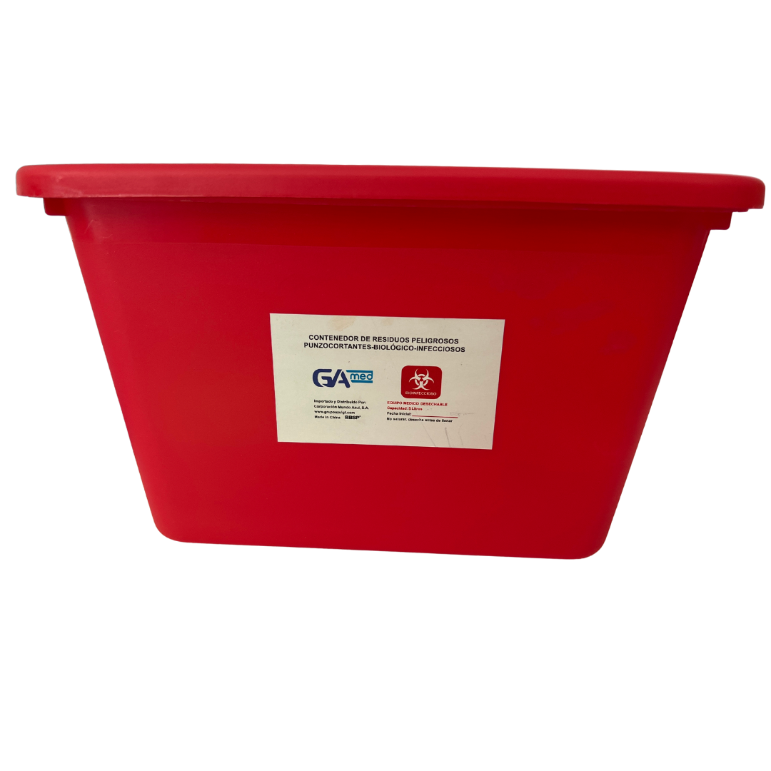 DESCARTADOR DE CORTOPUNZANTES DE 5 Lts - Proveedora De Salud Total, Sociedad Anonima