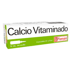 CALCIO VITAMINADO PIERSAN SOLUCIÓN ORAL E INYECTABLE - FARMACIA NUEVO MILENIO