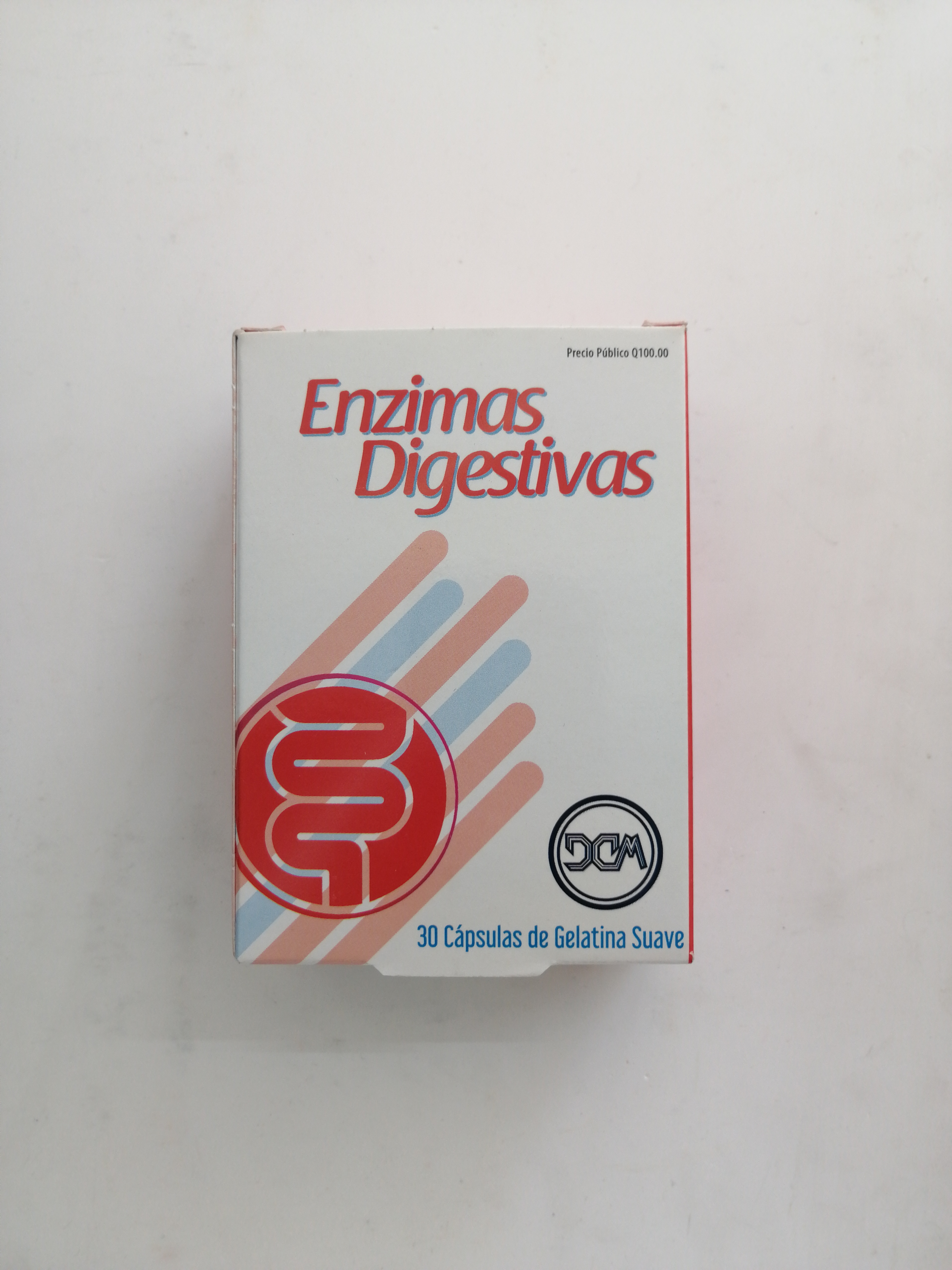 Caja Enzimas Digestivas 30 uni DCM - Vitalis Rx