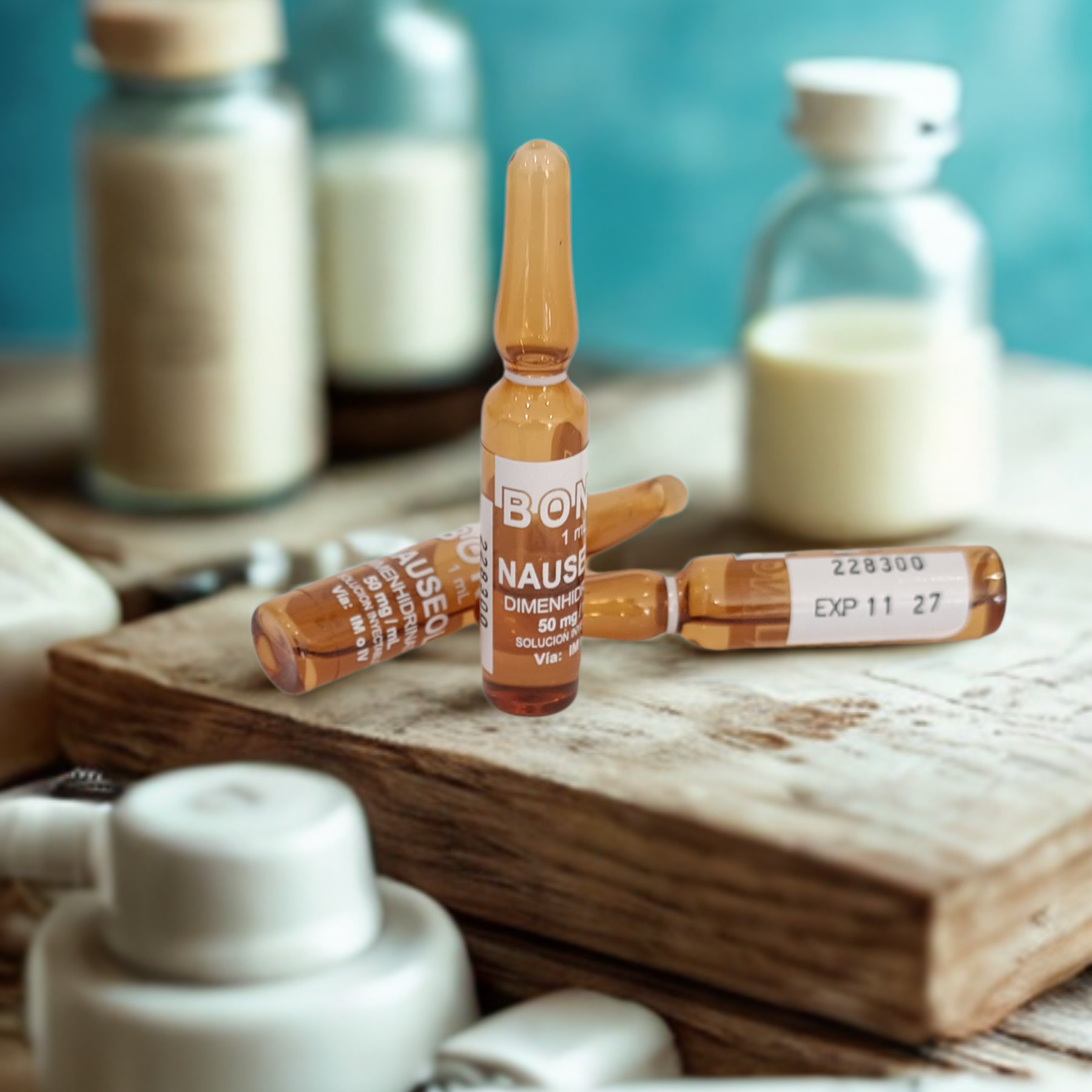 AMPOLLA NAUSEOL BONIN 50mg 1ml - Proveedora De Salud Total, Sociedad Anonima