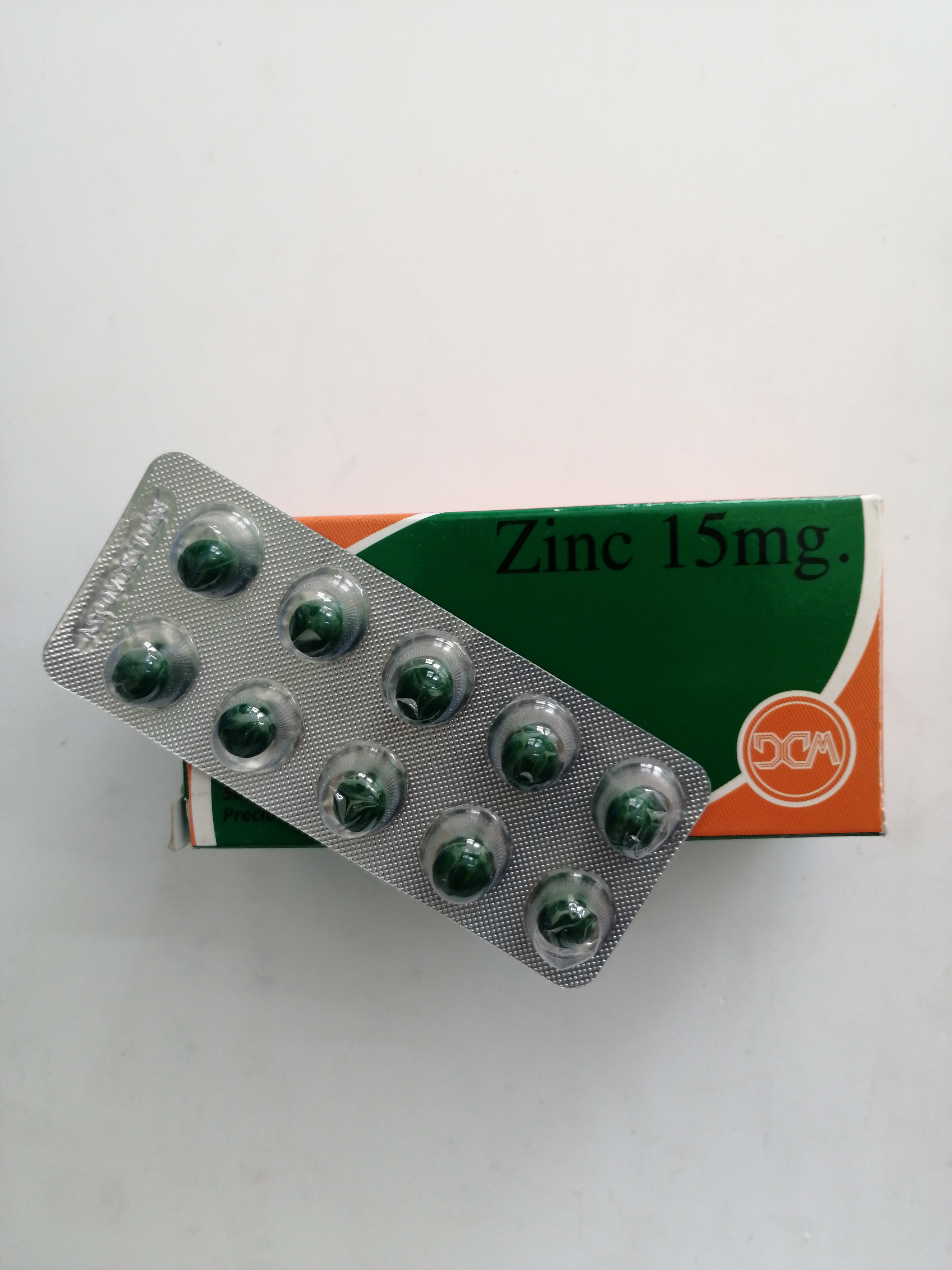 Blister Zinc 15mg DCM - Vitalis Rx